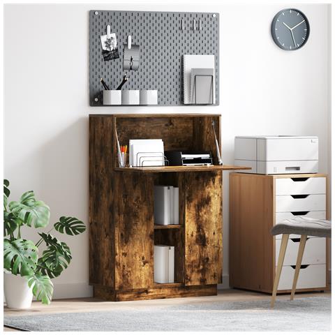 Scrivania in rovere affumicato Rovere affumicato Legno ingegnerizzato - Foto 2