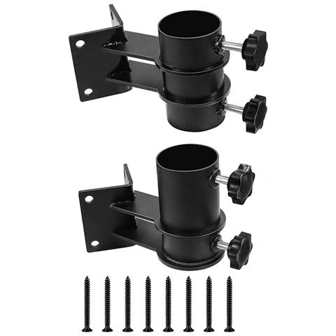 Set Di Supporti Per Ombrello Ad Angolo Retto - Base Robusta Per Ombrelloni Da Esterno - Foto 1