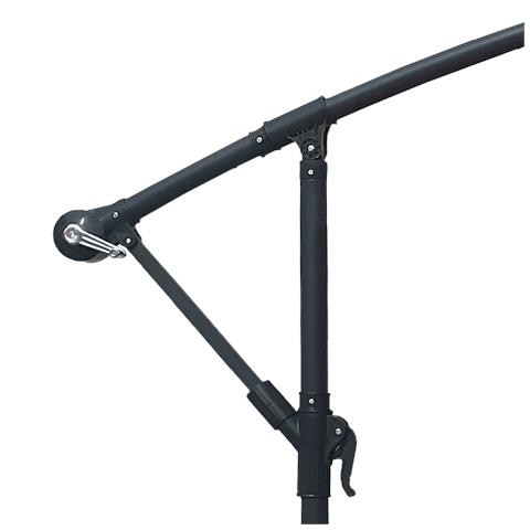 Ombrellone Offset Molokai Quadrato 2,7x2,7m Terracotta + Copertura - Foto 2