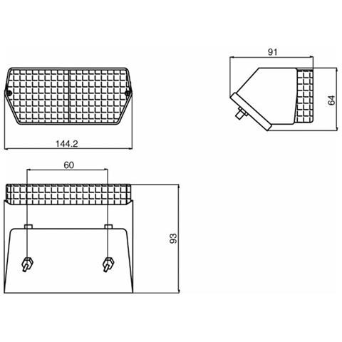 Fanale Direzione E Posizione Sx 144,2x64mm - Foto 2