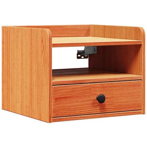 Comodino Cera marrone 38 x 36 x 29.5 cm Legno di pino massello - Foto 1