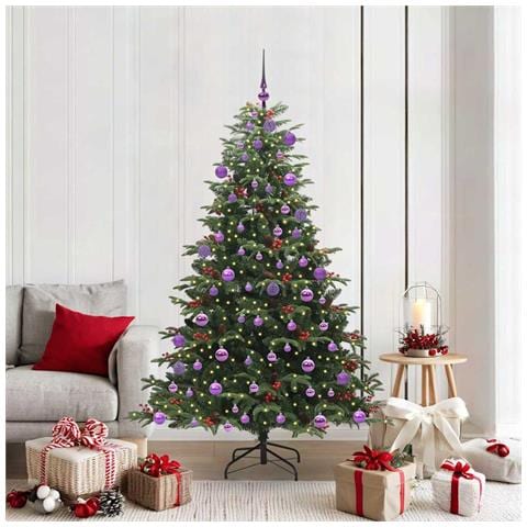 Albero di Natale artificiale con 300 LED Verde 180 cm - Foto 2