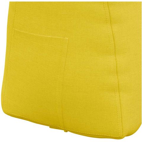 Cuscino per Schiena Giallo Chiaro 80 x 24 x 50 cm Tessuto - Foto 9