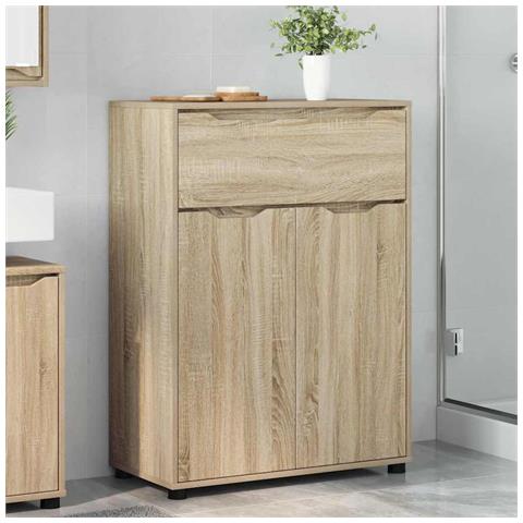 Mobile da Bagno con cassetto Rovere Sonoma 72,5 x 36,5 x 100 cm - Foto 2