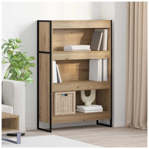 Armadio per Libri Rovere Artigianale 80 x 30 x 155 cm - Foto 2