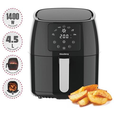Friggitrice ad aria senza olio KB-7551 1400W 4,5L Cottura sana - Foto 2