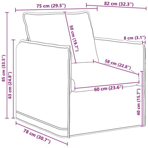 Divano 2 pcs Grigio chiaro 136 x 82 x 85 cm Tessuto - Foto 9