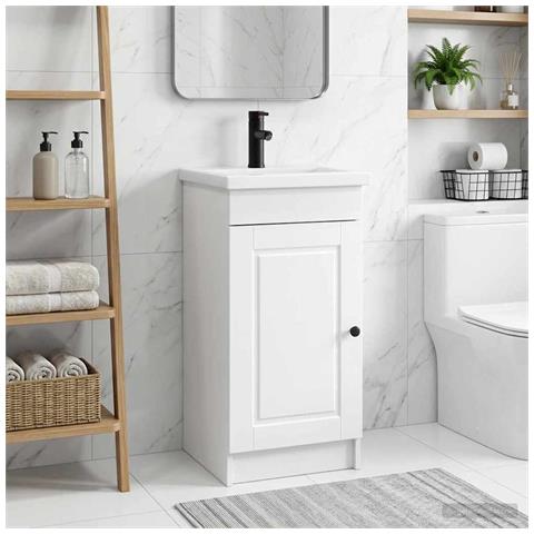 Mobile da bagno con lavabo Bianco 42 x 40 x 84,5 cm - Foto 2