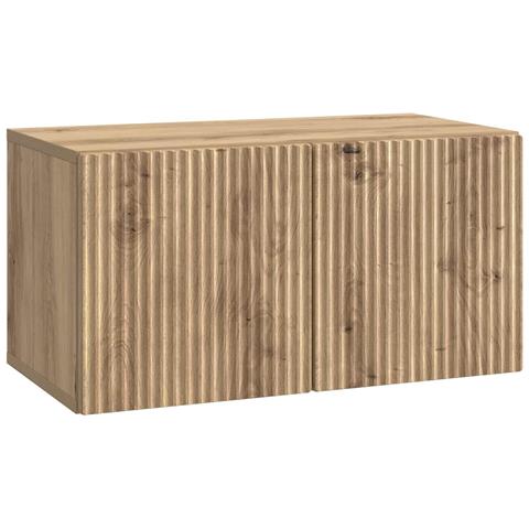 Mobile Porta TV da Muro Rovere Artigianale 59,5 x 31 x 30 cm - Foto 1