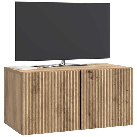 Mobile Porta TV da Muro Rovere Artigianale 59,5 x 31 x 30 cm - Foto 2