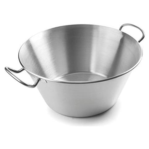 50840 - Calderone conico con manico in acciaio inox 40 cm - Foto 1