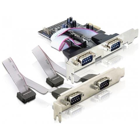 4 x serial PCI Express card scheda di interfaccia e adattatore - Foto 1