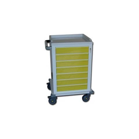 Modular Trolley - Painted Steel - 7 Small Drawers - Foto 2