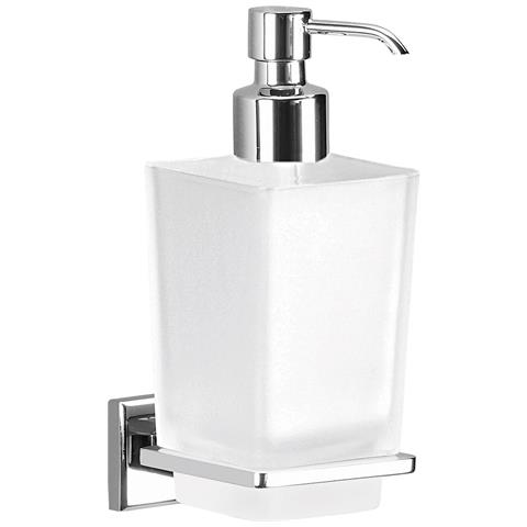 Dosasapone Con Erogatore In Metallo Cromato In Acciaio Inox Aisi 304 E Cromall 6981 Gedy Serie Colorado - Foto 2