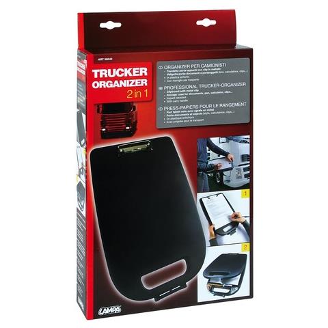 98043 Trucker Tavoletta Porta Appunti Con Clip 2 In 1, Metallo - Foto 7