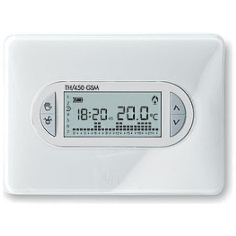 Th 450 Gsm - Cronotermostato Con Sim - Settimanale - Bianco Alimentazione 230v - Corrente Elettrica Gsm - Programmazione Da Telefono Digitale Termostati - Cronotermostati - Foto 2