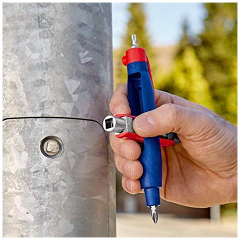 Chiave universale per quadri ed armadi elettrici, forma una Penna per Tutti i sistemi di chiusura Più comuni (145 mm) 00 11 07 (confezione self-service / blister)  - Foto 2