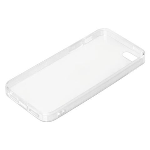 Clear Cover, Cover Trasparente Rigida Con Cornice In Gomma - Apple Iphone 5 / 5s / Se - Foto 1