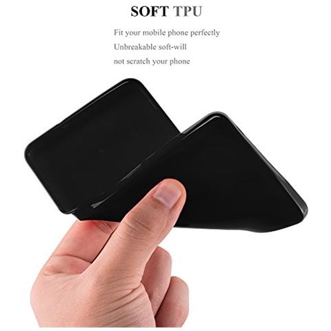 Cadorabo Custodia Compatibile Con Apple Iphone 6 Plus / Iphone 6s Plus In Jelly Nero - Coperchio Protettivo In Silicone Tpu Flessibile - Foto 2