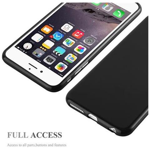 Cadorabo Custodia Compatibile Con Apple Iphone 6 Plus / Iphone 6s Plus In Jelly Nero - Coperchio Protettivo In Silicone Tpu Flessibile - Foto 10
