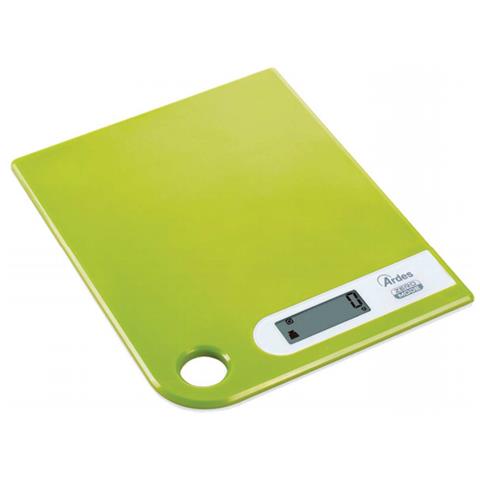 Ar1pa1 Bilancia Da Cucina Elettronica Verde Su Per Ficie Piana Rettangolo - Foto 1