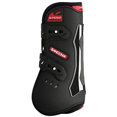 Zandon E2130 Superior Aria Tendine Di Protezione Del Cavallo Ghetta Unisex Superior Aria Tendine Nero - Foto 1
