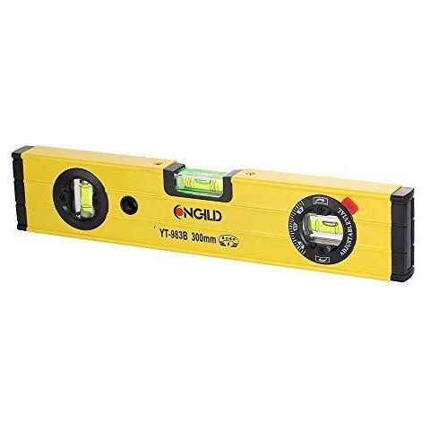 Lega Livella Giallo Siumir Magnetica Bilancia Idrostatica Righello 30 Cm 118 Pollici - Foto 1