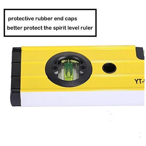 Lega Livella Giallo Siumir Magnetica Bilancia Idrostatica Righello 30 Cm 118 Pollici - Foto 2