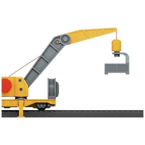 Camion Gru My World44118 H0 Grigio / giallo 18,5 Cm - Foto 5