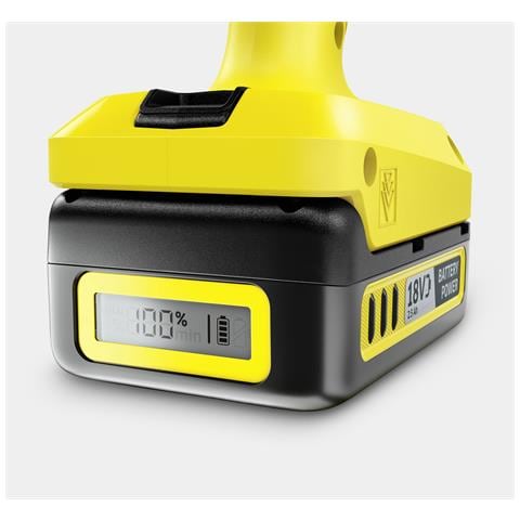KHB 18-44 idropulitrice Verticale Batteria 170 l /h Nero, Giallo - Foto 2