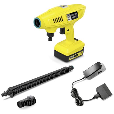 KHB 18-44 idropulitrice Verticale Batteria 170 l /h Nero, Giallo - Foto 1