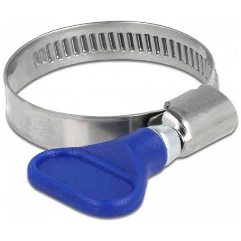 19515 Fascetta Per Manichetta Blu Butterfly Clamp - Foto 1