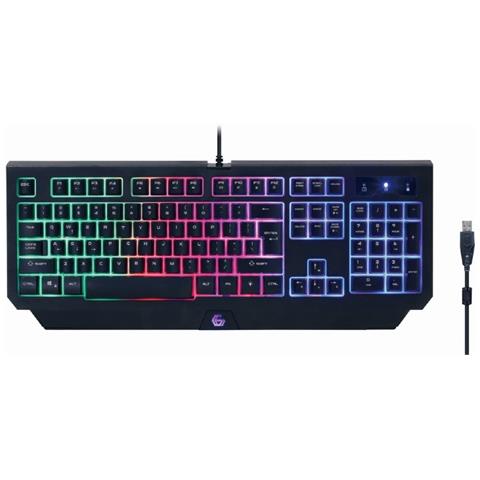 Tastiera e Mouse USB GGS-UMGL4-01  (Layout Inglese US) Colore Nero - Foto 2