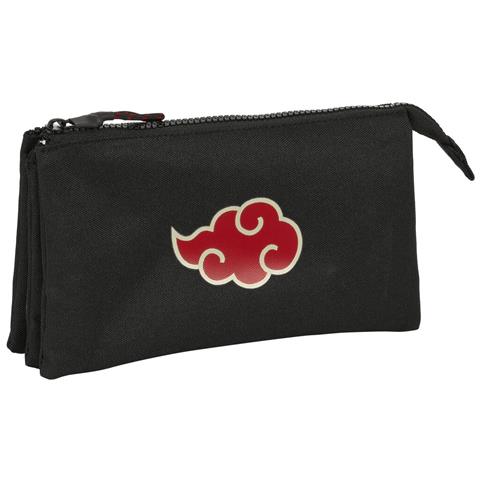 Portaoggetti Triplo Naruto Nero 22 X 12 X 3 Cm - Foto 1