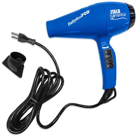 Pro Asciugacapelli Italo Luminoso Blu 2100 W Made In Italy - Foto 1