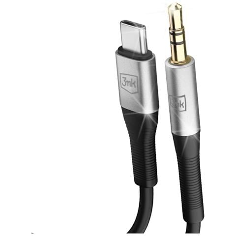 Cavo Da Usb-c A Jack 3,5 Mm Alluminio Robusto Suono Nitido 1 Metro, Nero - Foto 5