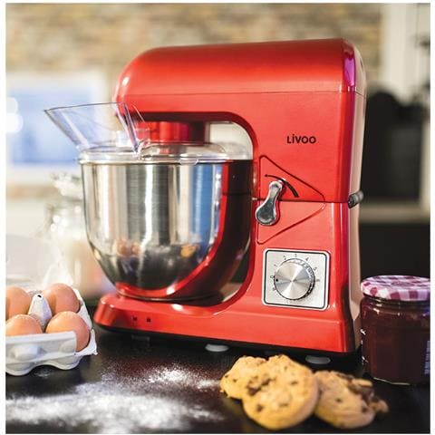 Robot Da Pasticceria DOP190R Capacita 5L Potenza 1000W Colore Rossa - Foto 8