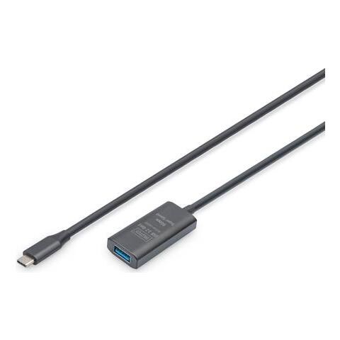 Digitus Cavo Di Prolunga Attivo Usb 3.2 Gen1 5g Usb-c - Usb-a 5 M (usb-c/usb-a 5g Extens Cable 5m - 5g Usb 3.2 Gen1) - Foto 1