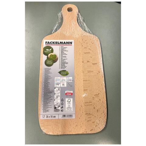 1 Tagliere In Legno Naturale 35x16x0.5cm - Foto 2