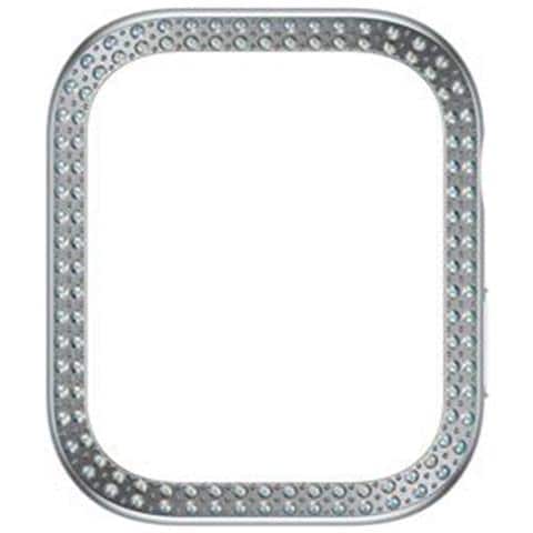 Custodia Per Apple Watch Serie 10 46 Mm Soft Bling, Argento - Foto 1