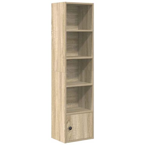 Libreria Rovere Sonoma 31x24x127 Cm In Legno Multistrato - Foto 2