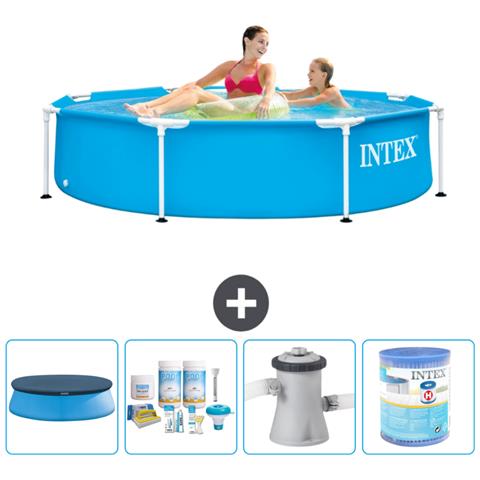 Piscina Fuori Terra - In Giro - 244x51 Cm - Blu - Include Accessori Coordinati A1409 - Foto 1