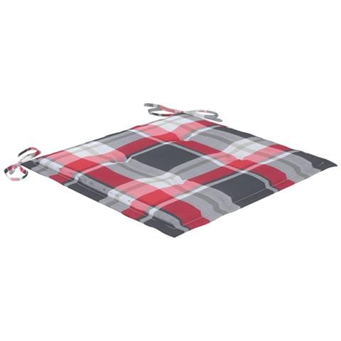 Sedie Da Giardino 2 Pz Con Cuscini In Legno Di Teak E Acciaio - Foto 8