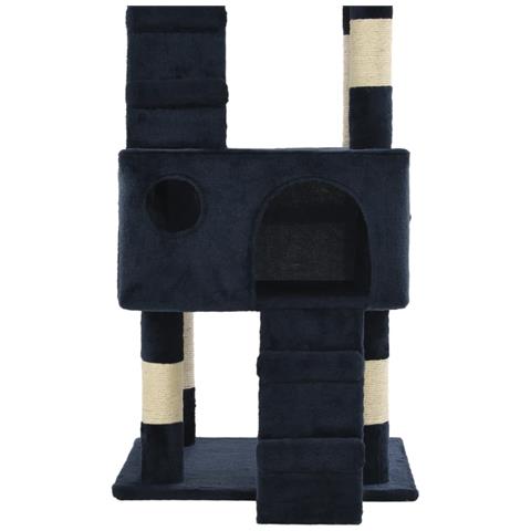 Lusso Casadino - Albero Per Gatti Con Tiragraffi In Sisal 170 Cm Blu - Foto 7