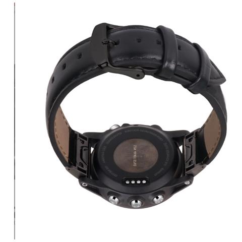 Cinturino Per Orologio In Vera Pelle Per Garmin Fenix 7s/6s/5s - Sgancio Rapido Black 22 Mm - Foto 4