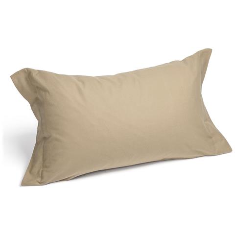 Coppia Federe In Flanella Colore Marrone Misura Standard - Foto 1