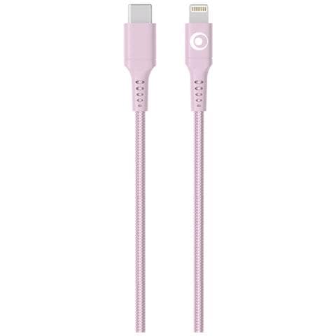 Cavo Di Ricarica E Trasferimento Usb-c /lightning 3a Power Delivery 60w 1,2m, Rosa - Foto 2