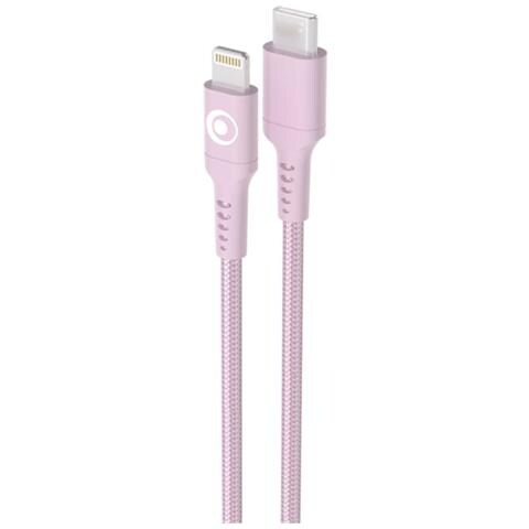Cavo Di Ricarica E Trasferimento Usb-c /lightning 3a Power Delivery 60w 1,2m, Rosa - Foto 5