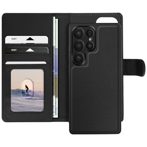 Custodia Per Samsung Galaxy S25 Ultra Con Cover Rimovibile, Nero - Foto 1