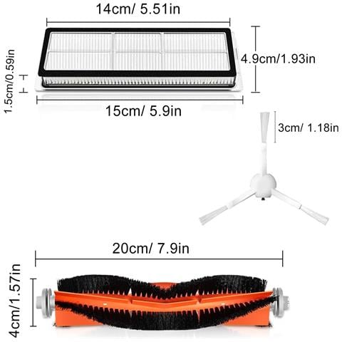 Kit Di Ricambio Per Aspirapolvere Robot Per Xiaomi /dreame - 9 Pezzi - Foto 6